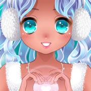 Anime Winter Makerover dress up game