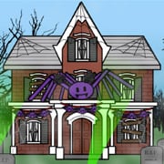 Spooky Victorian haunted house