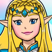 Linda princesa élfica inspirada em Zelda