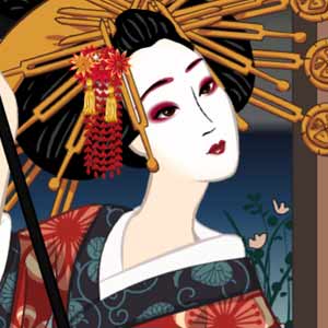 Japońskie kimono ubieranka