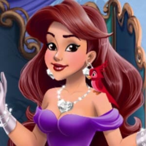 Piękna księżniczka w stylu Disneya