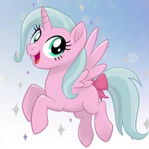 My Little Pony rosa fofo