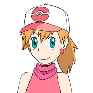 Misty girl protagonist from the anime Pokemon