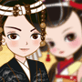 Królewska japońska para ubieranka