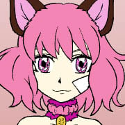 Adorable girl character from Tokyo Mew Mew