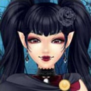 Księżniczka wampirów Anime z warkoczami