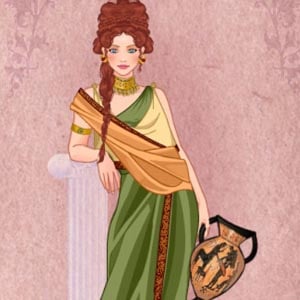 Dea greca, semidio, sacerdotessa, principessa, regina dell&#39;antica Grecia