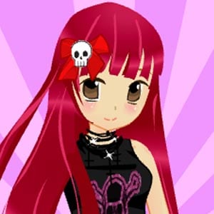 You’ll be able to create your own female character in anime style with emo fashion, from the 2000s!