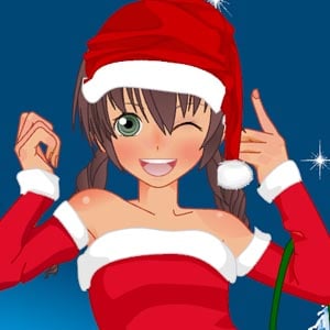 K-ON Characters in Christmas Clothes - Other & Anime Background