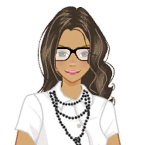 Create your own female teacher with casual or formal clothes in anime style