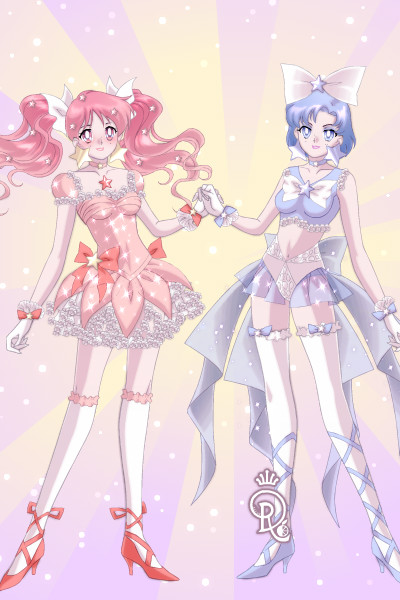 magical girl adoptables 1 pinkrobin