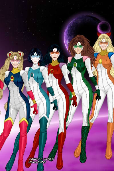 Sailor space suits ~ by lollieDolly