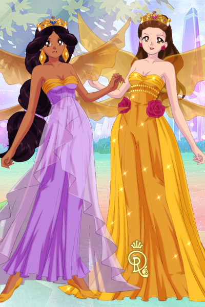 Queen of the Earth: Jasmine and Belle ~ by Belnika