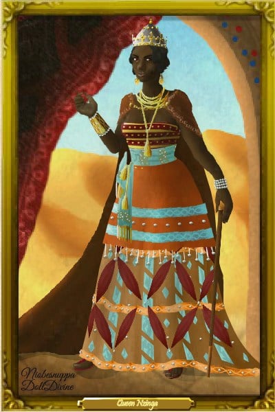 Queen Nzinga of Ndongo and Matamba ~ by Kei2lyfe