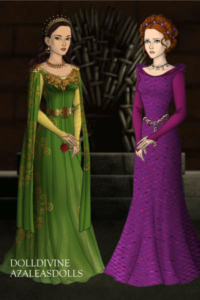 Margaery Tyrell & Sansa Stark (at Joffrey's wedding) 2.0 ~ by Elspethdixon