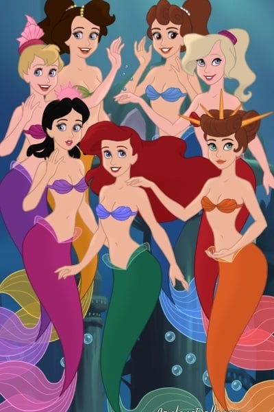 King Triton's daughters ~ by Mary-Christine