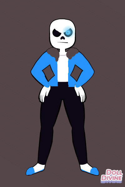 my name is sans the skeleton, you killed my brother, prepare to die ...