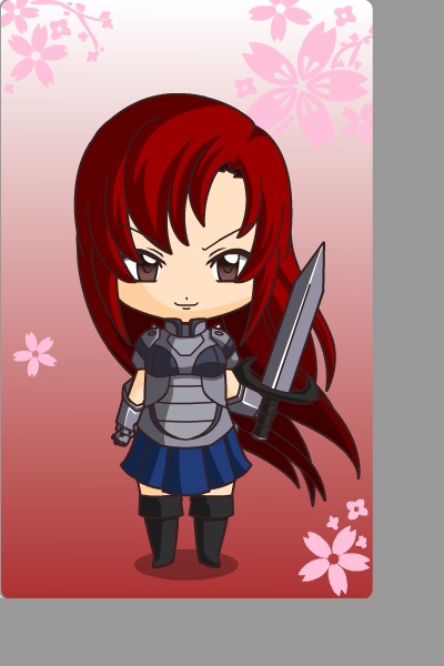 Chibi Erza Scarlet ~ by rerebaby