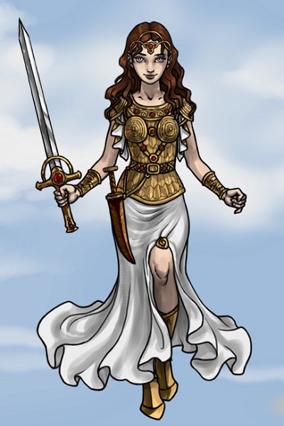 Athena ~ by mythologydiva