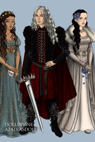 Elia, Rhaegar and Lyanna ~ by rinxja