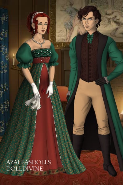 Young Ebenezer Scrooge and Belle ~ by Katla