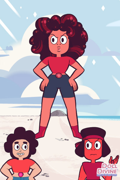 Steven And Ruby Fusion ~ by Soph