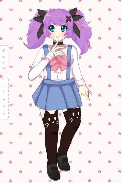 Pastel Goth Schoolgirl ~ by Soph